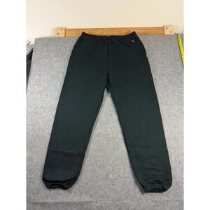 Vintage 90s Blank Jerzees Joggers Sweatpants Men's 2XL Black Made In USA